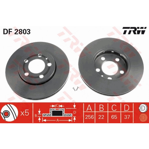 DISC FRANA  - TRW DF2803