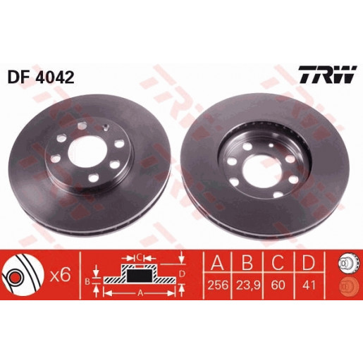 DISC FRANA  - TRW DF4042