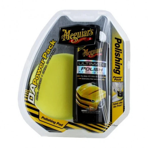 G3502INTMG DISC POLISHAT, 1 BUC + 118 ML POLISH, ULT POLISH PACK - MEGUIARS