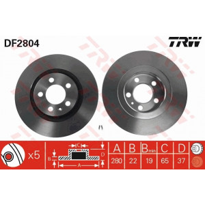 DISC FRANA  - TRW DF2804