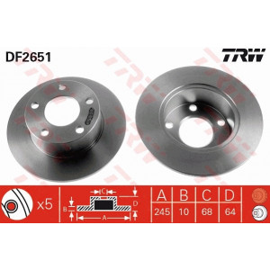 DISC FRANA  - TRW DF2651